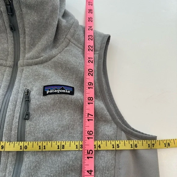 Patagonia Better Sweater Fleece Vest Heather Gray Women’s Size Small - Picture 8 of 11